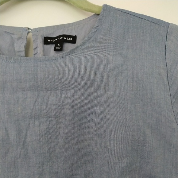 Who What Wear bell sleeve mini shift dress - Picture 2 of 7